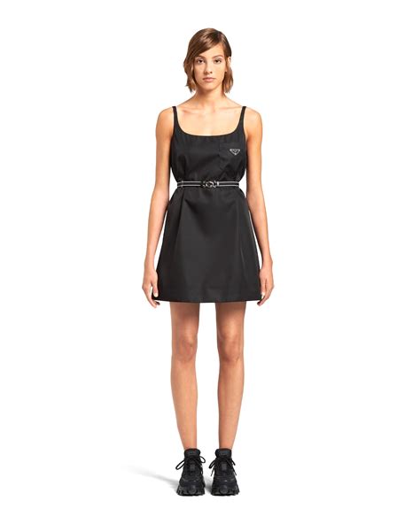 prada nylon gabardine dress|prada re nylon logo.